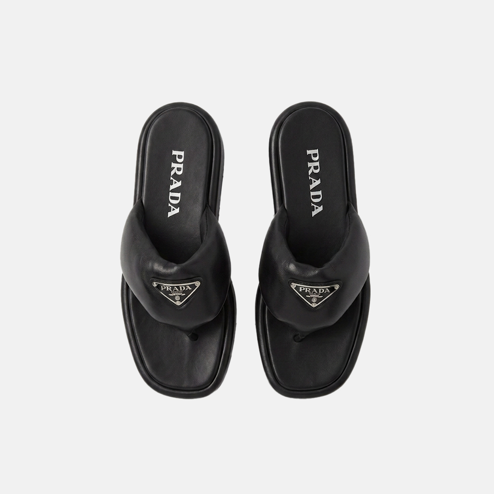 Super Flea Market+Prada+black leather sandals+Gabriela Moussaieff 1